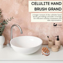 Cellulite Hand Brush Grand - Premium Cellulite Treatment Brush With Large Wooden Pins, Effective Cellulite Remover And Massager For Smooth, Toned Skin