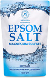 Epsom Salt Bath 1Kg (35 Oz)  100% Pure Magnesium Sulphate  Relaxing & Detoxifying  Body Care & Better Sleep