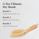 Goop Beauty Dry Brush | Detoxifying Body Exfoliator | Wooden Handle With Natural Biodegradable Sisal Fibers | Sweeps Away Dead Skin | Fsc Certified