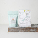 Library Of Flowers True Vanilla Salts, 7 Oz., Bergamot, Dark Vanilla, And Amber, Bathtub Accessories, Bath Salts For Women, Bath Products, Scented Luxury Bath Salts