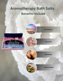 Malki Dead Sea Products Aromatherapy Frankincense Bath Salts - 500G | Soothing Bath Experience With Frankincense Oil | Stress Relief & Relaxation | Dead Sea Bathcare'S Aromatherapy Blend