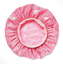 Red By Kiss Glitter Bonnet Premium Quality Sleeping Hair Bonnet Hair Cap, Super Jumbo (Pink Pearl)