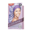 Red By Kiss Glitter Braid Bonnet Wide Edge Breathable Hair Bonnet, Shower Cap Sleeping Cap For Curly Natural Long Hair, 24" Super Long Braids Bonnet For Women