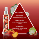 So
 Red Velvet Body Mist - Fruity, Floral, Vanilla Perfume For Women - 6 Hour Wear Body Spray For Women - Cruelty Free - 3.5 Oz So
 Red Velvet Body Mist - Fruity, Floral, Vanilla Perfume For Women - 6 Hour Wear Body Spray For Women - Cruelty Free - 3.5 Oz