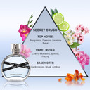 So
 Secret Crush Eau De Parfum For Women - Vegan Perfume For Women With Notes Of Jasmine, Cherry Blossom, Peony, Musk - Travel Size - 1.7 Oz So
 Secret Crush Eau De Parfum For Women - Vegan Perfume For Women With Notes Of Jasmine, Cherry Blossom, Peony, Musk - Travel Size - 1.7 Oz