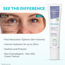 Rehydrate Organic Refreshing Eye Contour Cream - Soothing Hydration With Hyaluronic Acid For Dark Circles -For Sensitive Skin 0.5 Fl Oz