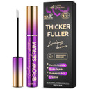 Enhancing Brow Serum For Eyebrow Growth With Keratin & Biotin Peptides, Hyaluronic Acid, Creatine And Castor Oil For Fuller, Thicker Brows, Strength & Nourishment Treatment, Non-Irritating Vegan, 8Ml