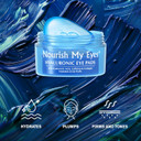 Fran Wilson Nourish My Eyes Eye Pads - Soothe Tired Eyes, Reduce Puffiness & Dark Circles, Hydrates The Skin Around The Eyes - 36 Count - Cooling & Refreshing, Instantly (Hyaluronic)