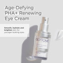 Glytone Age-Defying Pha+ Renewing Eye Cream For Wrinkles| Anti Aging Under Eye Cream With Hyaluronic Acid Peptides| Targets Puffiness, Bags, Wrinkles & Dark Circles| Brightening Moisturizer| 0.5 Fl Oz