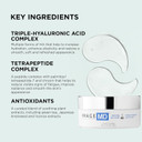 Image Skincare, Image Md Restoring Eye Masks, Hydrating Hydro-Gel Under Eye Masks, 3X Hyaluronic Acid Visibly Firms And Hydrates