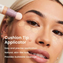 Joah Perfect Complexion Under Eye Concealer And Serum, Korean Makeup, Hydrating Under Eye Serum Concealer Stick For Dark Circles And Puffiness, Peptide Serum With Medium Coverage