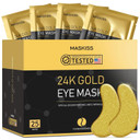 24K Gold Under Eye Patches (25 Pairs), Eye Mask, Collagen Skin Care Products, Eye Patches For Puffy Eyes, Eye Masks For Dark Circles And Puffiness