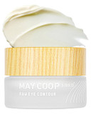 May Coop Raw Eye Contour - Korean Eye Cream For Under Eye Care With Sugar Maple Extract 50% & Adenosine Peptides - Hydrating, Firming, Moisturizing For Sensitive Skin, 0.67 Fl. Oz