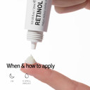 The Inkey List Retinol Eye Cream, Reduce Wrinkles And Fine Lines, Support Collagen Production, 0.5 Fl Oz