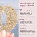 Wander Beauty Baggage Claim - Rose Gold & Gold Foil Under Eye Patches For Dark Circles And Puffiness - Under Eye Mask Depuffs & Firms - Brightening Eye Mask For Under Eye Bags (2 Pack)