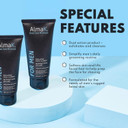 Alma K Exfoliating Facial Cleanser - Pre-Shave Face Wash For Men - Face Exfoliator - Hydrating Facial Cleanser - 3.4 Oz