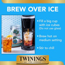 Twinings Brew Over Ice Unsweetened Black Iced Tea K-Cup Pods For Keurig, Caffeinated, 12 Count (Pack Of 6)
