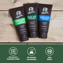 Dr. Squatch Men'S Natural Face Wash And Bar Soap Bundle - Fresh Falls Exfoliating Face Wash Made With Natural Ingredients - Fresh Falls, Cedar Citrus, And Spearmint Basil Bar Soap