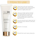 Glo24K Exfoliating Facial Cleanser And Night Cream With 24K Gold, Retinol, And Aloe Vera. Optimize Your Daily Beauty Routine