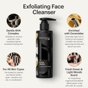 Manscaped® Skin Ultra Face Wash - Men'S Exfoliating Facial Cleanser Enriched With Ceramides For Hydrated, Soft, Smooth & Brighter Skin, Aha Complex For Exfoliation, Non-Irritating Formula, 6 Fl Oz