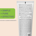 Yes To Avocado Fragrance Free Daily Cream Cleanser, Hydrating Face Wash That Removes Makeup & Impurities Leaving Skin Moisturized With Hyaluronic Acid & Glycerin, Natural Vegan & Cruelty Free, 4 Fl Oz