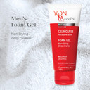 Yonka Mens Foam Gel Cleanser (100Ml) Moisturizing Face Wash For Deep Clean, Remove Oil And Buildup With Liquorice For Daily Cleansing