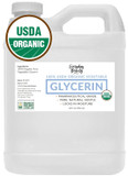 100% Organic Glycerin - For Skin & Hair - Food Grade - Usda Certified - Not From Palm Oil - Perfect Skin And Hair Moisturizer - 1 Fl Oz Glass Bottle & Dropper