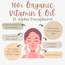100% Organic Vitamin E Oil - D-Alpha Tocopherol Usda Certified 100% Organic - Pure And Natural 1 Fl Oz 42,500 Iu - For Face, Skin And Nails - Reduce Wrinkles, Anti Aging, Lighten Dark Spots