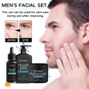 3Pcs Skin Care For Men,Tallow Balm Face Moisturizer,Tallow Balm Skin Care Set For Men