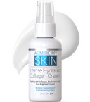 Admire My Skin Collagen Cream Moisturizer For Dry Skin - Hyaluronic Acid Cream - Non Comedogenic Hydrating Cream Eliminates Dull Dry Skin For That Healthy Youthful Glow 2Oz