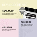 Coxir Black Snail Collagen Cream L Snail Mucin, Collagen, Black Rice, Peptide L Moisturizing, Firming, Skin Barrier L Korean Skin Care, Moisturizer [50Ml/1.69 Fl.Oz]