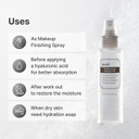 Fundamental Ampule Mist, 75% Green Tea Korean Face Toner Spray, Finishing Spray, Dewy Healthy Glow Look, Set Makeup, Hydrating, Lightweight Facial Mist | Alcohol, Fragrance-Free