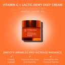 Dr Dennis Gross Vitamin C Lactic Dewy Deep Cream: Ultra-Rich, Replenishing Cream For A Dewy Finish, 2 Oz