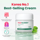 Dr.G Red Blemish Clear Soothing Korean Moisturizer Face Cream, 70Ml - Cica Cream, Korean Skin Care Moisturizer, Korean Face Moisturizer, Facial Moisturizer, Korean Skincare, K Beauty Skincare Coreano