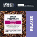 Tiesta Tea - Ginger Sweet Peach, Spicy Peach Herbal Tea, Loose Leaf, Up To 200 Cups, Make Hot Or Iced, Non-Caffeinated, 16 Ounce Resealable Bulk Pouch