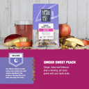 Tiesta Tea - Ginger Sweet Peach, Spicy Peach Herbal Tea, Loose Leaf, Up To 200 Cups, Make Hot Or Iced, Non-Caffeinated, 16 Ounce Resealable Bulk Pouch