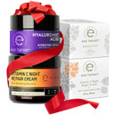 Eve Hansen Day & Night Radiance Bundle  Vitamin C & Hyaluronic Acid Creams  Hydrating, Anti-Aging Moisturizers For Face & Neck  Non-Greasy & Suitable For All Skin Types Eve Hansen Day & Night Radiance Bundle  Vitamin C & Hyaluronic Acid Creams  Hydrating, Anti-Aging Moisturizers For Face & Neck  Non-Greasy & Suitable For All Skin Types