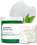 Green Tea Bha Melting Toner Pads W/Centella Asiatica - 150 Large Pads Soothing Hydrating Moisturizing 13 Oz | All Skin Types | Anti-Blemish Daily Care Gentle Mild Peeling Exfoliating Korean Skincare