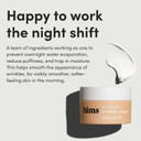 Hims Goodnight Wrinkle Cream - Hydrating Men'S Face Moisturizer With Hyaluronic Acid, Shea Butter & Caffeine - Reduces Wrinkles While You Sleep - 1 Fl Oz
