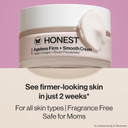 Honest Beauty Ageless Firm And Smooth Cream | Powered By Vegan Collagen And Elastin Polypeptides | Firmer, Smoother Looking Skin | Fragrance Free, Ewg Verified, Vegan, Cruelty-Free | 1.7 Fl Oz