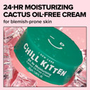 I Dew Care Heartleaf Face Cream - Chill Kitten | Moisturizer With Moringa Seed, Prickly Pear, Aloe Vera Gel, Cactus Oil-Free, Glass Skin Look, Daily Use, For Dry Skin, 1.69 Fl Oz