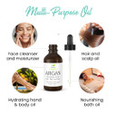 Isabella'S Clearly Organic Argan Oil Of Morocco | 100% Pure Cold Pressed Moroccan Oil For Hair, For Face, For Scalp, For Skin, For Nails And For Body | Virgin, Unrefined, In Glass Bottle (Bulk 4 Oz)