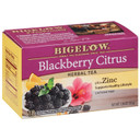 Bigelow Tea Blackberry Citrus Plus Zinc Herbal Tea, Caffeine Free, 18 Count Box (Pack Of 6), 108 Tea Bags Total18 Count (Pack Of 6)