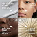 Kat Burki 15% Stabilized Vitamin C Intensive Face Cream. Brightening Moisturizer For Glowing & More Firm Skin