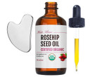 Kate Blanc Cosmetics Rosehip Oil For Face With Pink Gua Sha Stone (1Oz, Organic, Pure, Cold Pressed) Rosehip Seed Face Oil For Gua Sha Massage Kate Blanc Cosmetics Rosehip Oil For Face With Pink Gua Sha Stone (1Oz, Organic, Pure, Cold Pressed) Rosehip Seed Face Oil For Gua Sha Massage