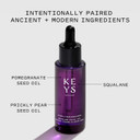 Keys Soulcare Deeply Replenishing Squalane Facial Oil, Hydrates Skin Overnight For A Radiant, Glowing Complexion, Vegan, Cruelty Free, 1.01 Fl Oz