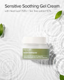 Mary&May Sensitive Soothing Gel Cream - Instant Cooling And Redness Relief, Pore-Tightening Face Cream With Tea Tree And Houttuynia Cordata Extracts - No Sticky, Refreshing Finish, 3.52Oz