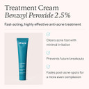 Mdacne - Acne Treatment- Benzoyl Peroxide Cream 2.5% - Unclogs Pores, Reduces Blemishes & Enhanced With - Plant-Based Ingredients For Sensitive Skin