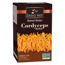 Bravo Tea Cordyceps Mushroom Herbal Tea, Caffeine Free 20 Tea Bags
