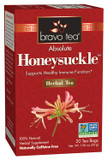 Bravo Tea Honeysuckle Caffeine Free 20 Tea Bags20 Count (Pack of 1)